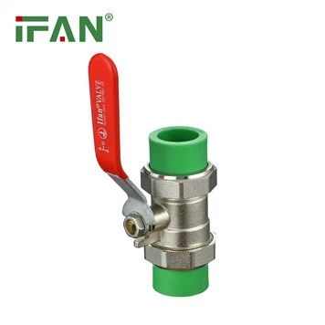 Valvola a sfera in ottone PPR Double Union
