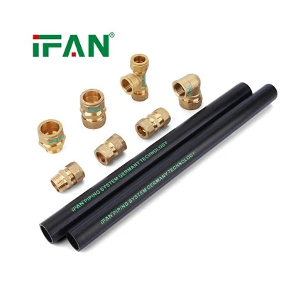 Il giunto a compressione in ottone IFAN fornisce connessioni stabili per tubi in PE