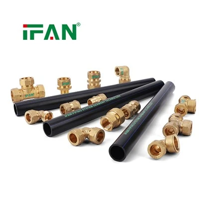 IFAN produce raccordi a compressione in ottone per sistemi di tubazioni in HDPE